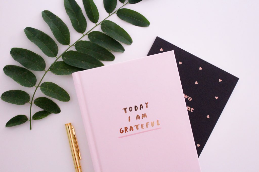 mindset shift with a gratitude journal