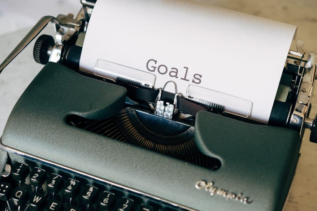 writing your goals is a skill