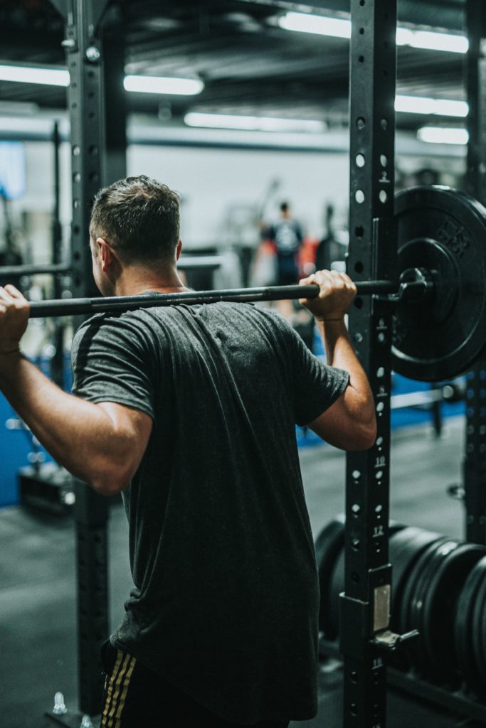 A warm-up with weights helped Chet to hit his squat goal