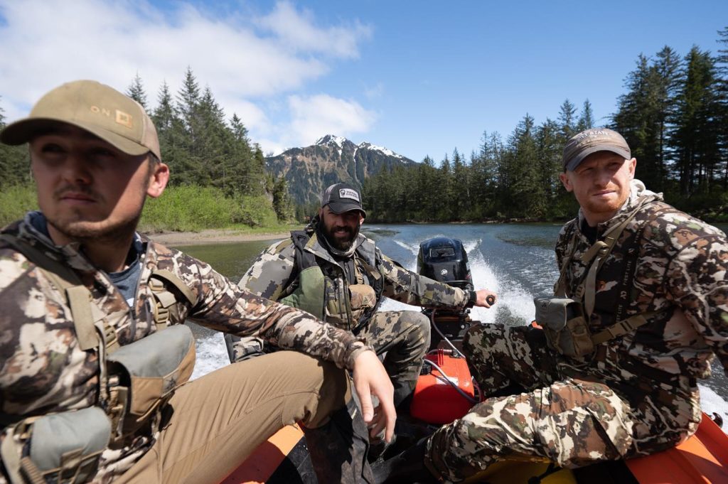 Todd on a hunting trip in Alaska