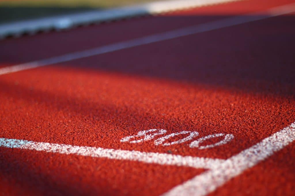 Kettlebell Mile at the track