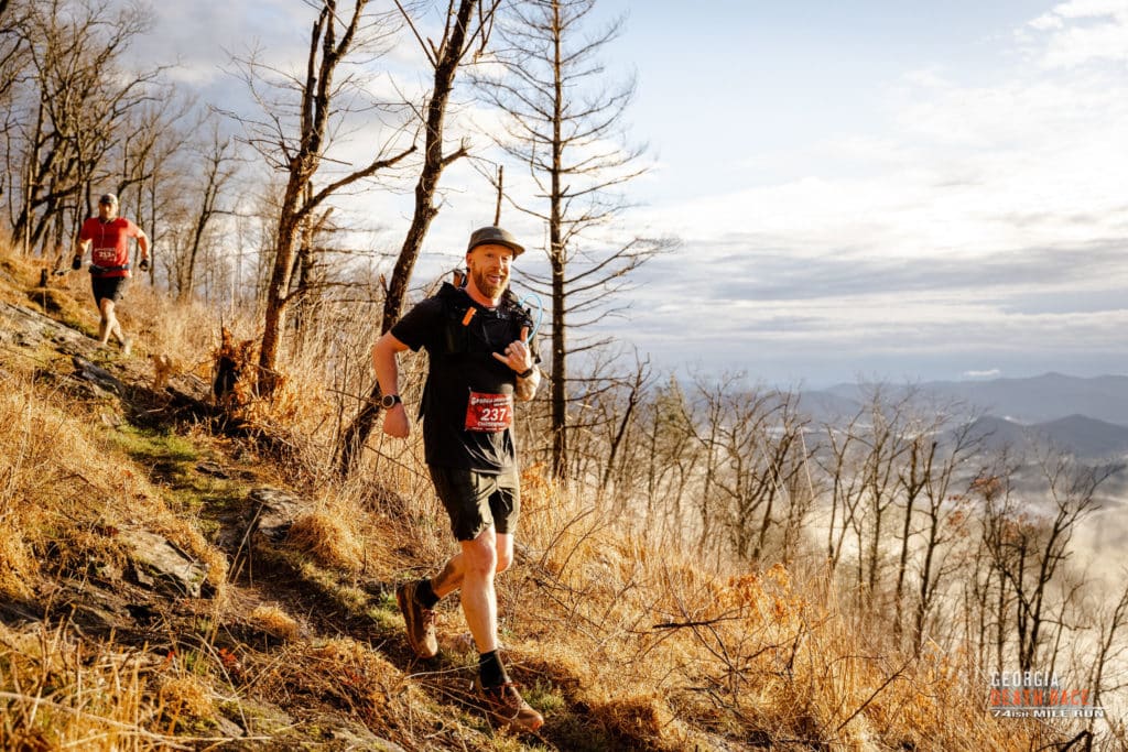 Chris conquering his goal of running the Georgia Death Race