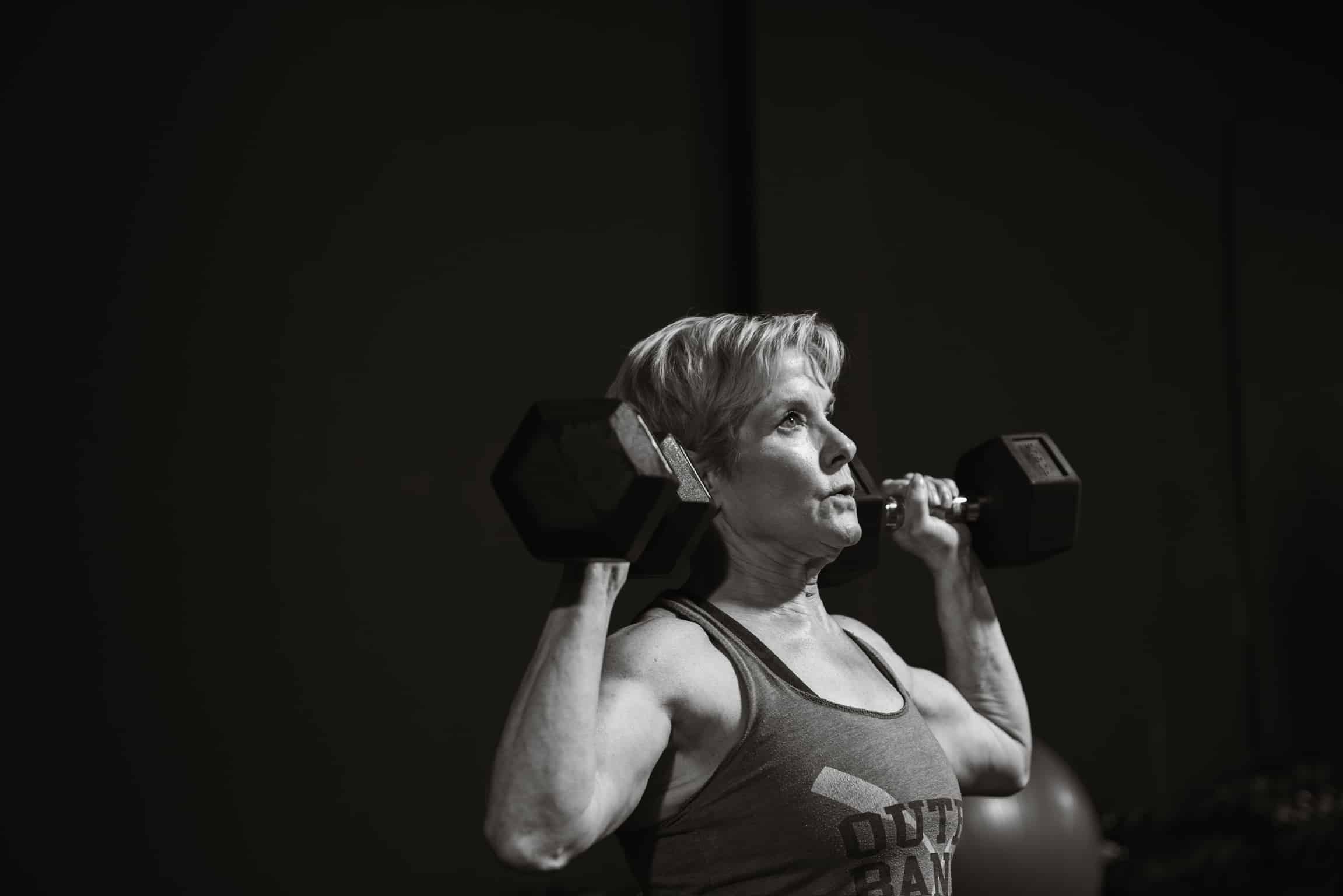 Libby training at Beyond Strength during a muscle growth (hypertrophy) phase