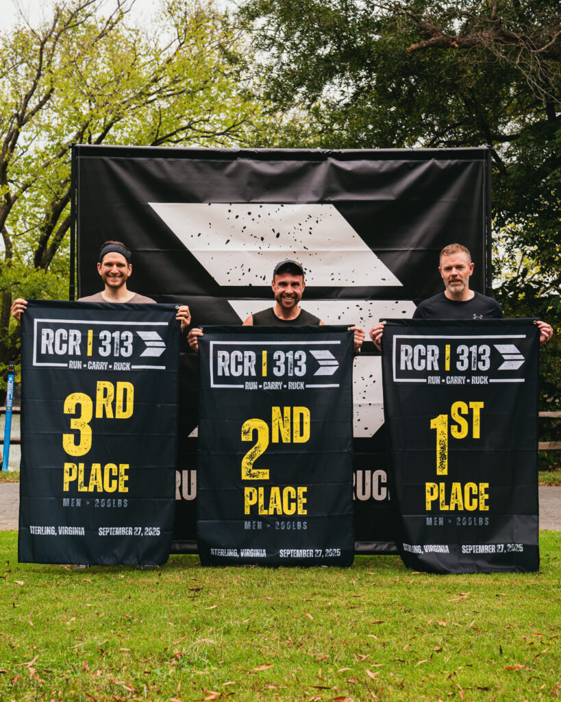 Men over 200lbs podium at RCR | 313