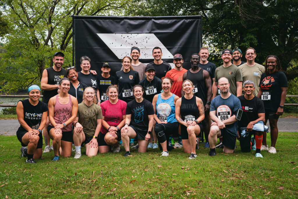 Finishers of the first RCR | 313 at Algonkian Regional Park in Sterling, VA