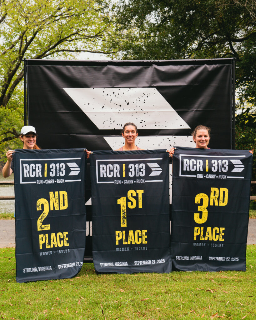 Women Over 150lbs podium at RCR | 313